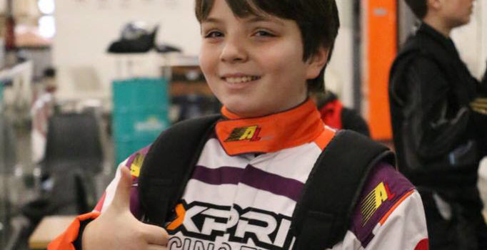 Dario Sebastiano beim Kartrennen GP Oberaargau